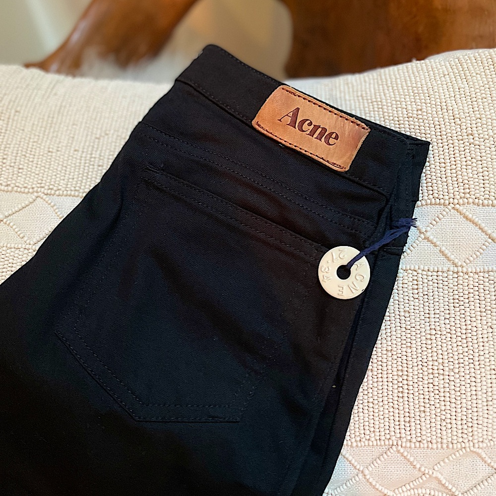 ACNE Kex Wet Black Jeans - NWT